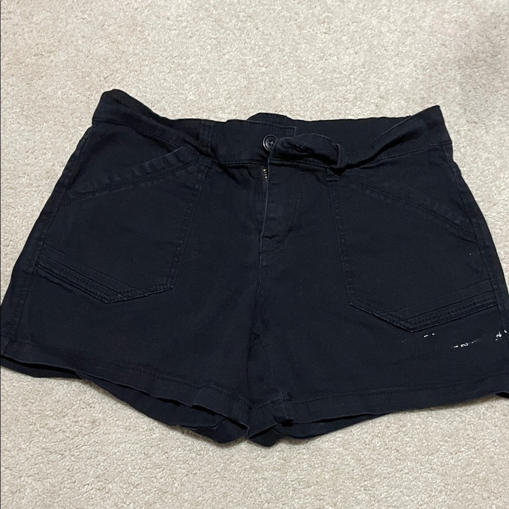 Women's Black Casual Shorts